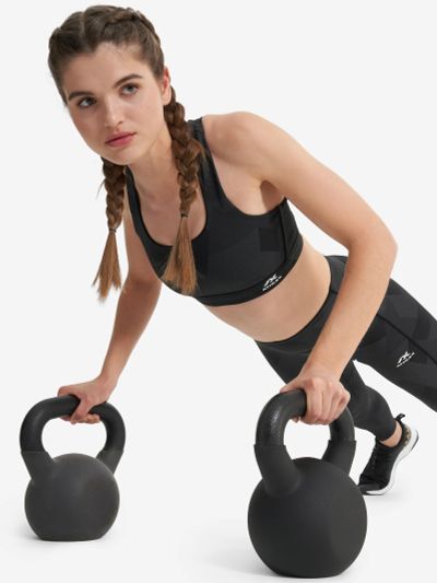 Лот: 24789117. Фото: 1. Топ бра спортивный Athlex, Черный. Другое (спортивная одежда)