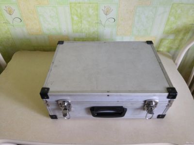 Лот: 13681621. Фото: 1. Кейс алюминевый 45см-32см-16см. Кейсы, сумки для инструмента