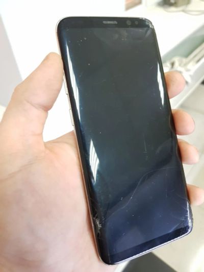 Лот: 11661277. Фото: 1. Samsung S8 модуль с трещинами. Дисплеи, дисплейные модули, тачскрины