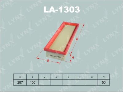 Лот: 13357006. Фото: 1. Lynx LA-1303 Воздушный фильтр. Расходные материалы