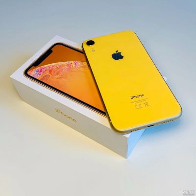Лот: 12803523. Фото: 1. iPhone XR 64 Гб Yellow (цвет Желтый... Смартфоны