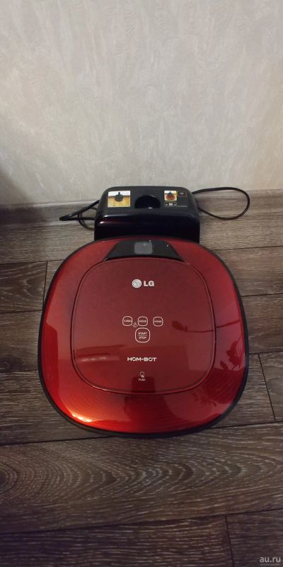 Лот: 14621526. Фото: 1. Робот-пылесос LG VR6270LVM, красный. Пылесосы, паровые швабры