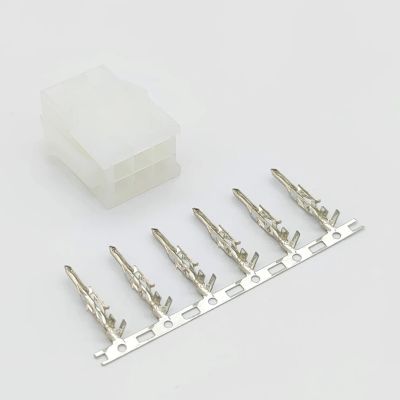 Лот: 19187737. Фото: 1. Разъем штыревой P4.2мм MF 2* 3pin... Разъёмы