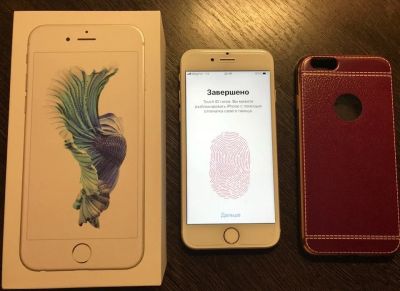 Лот: 11496267. Фото: 1. iPhone 6S 16Gb Silver РСТ. Смартфоны