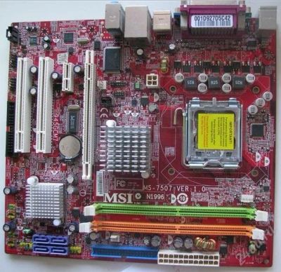 Лот: 2520029. Фото: 1. Материнская плата MSI Socket 775... Материнские платы