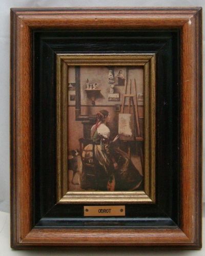 Лот: 17148293. Фото: 1. Картина репродукция Камиля Коро... Другое (антиквариат)