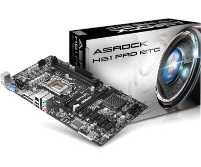 Лот: 8980629. Фото: 1. ASRock H61 Pro BTC. Материнские платы