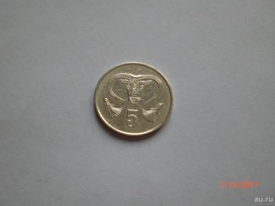 Лот: 9209642. Фото: 1. Кипр. 5 центов 1983. Европа