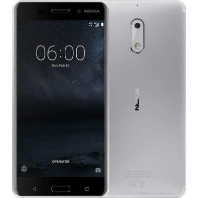Лот: 10636121. Фото: 1. Смартфон новый Nokia 6 Silver... Смартфоны