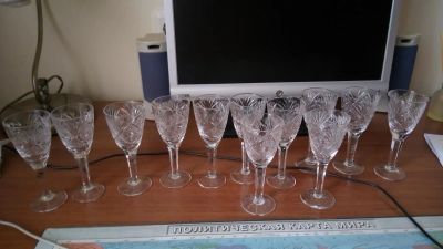 Лот: 9995708. Фото: 1. бокалы "гусь хрусталь". Кружки, стаканы, бокалы