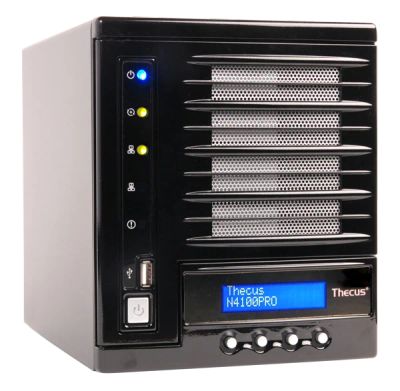 Лот: 14084600. Фото: 1. сетевое хранилище thecus n4100pro... СХД