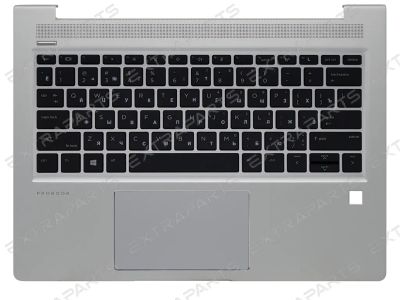 Лот: 18350450. Фото: 1. Топ-панель HP ProBook 430 G6 серебряная... Клавиатуры для ноутбуков