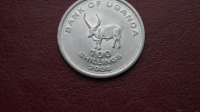 Лот: 9021898. Фото: 1. Уганда 100 шиллингов 2008г. Африка
