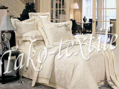 Лот: 6398790. Фото: 1. Постельное белье из сатин-Жаккарда... Постельное бельё