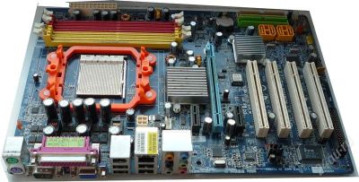Лот: 1153590. Фото: 1. Материнская плата Ga-m55plus socket... Материнские платы