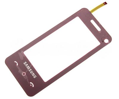 Лот: 25352992. Фото: 1. Тачскрин для Samsung F490 Розовый. Дисплеи, дисплейные модули, тачскрины