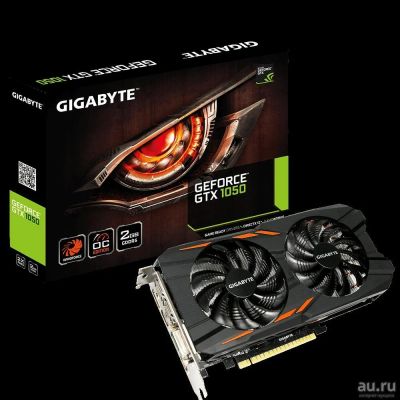 Лот: 10394652. Фото: 1. GigaByte Geforce GTX 1050 WindForce... Видеокарты