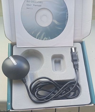 Лот: 25375052. Фото: 1. USB GPS приёмник BU-353. GPS-навигаторы