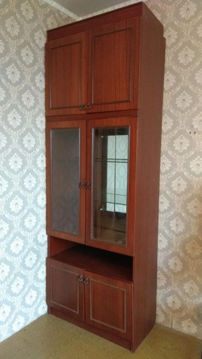 Лот: 11858847. Фото: 1. Шкаф с антресолью и зеркалами. Шкафы, шкафы-купе