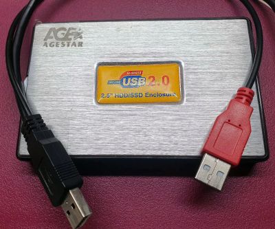 Лот: 23956588. Фото: 1. Внешний бокс USB 2.0 для жёсткого... Жёсткие диски (HDD)