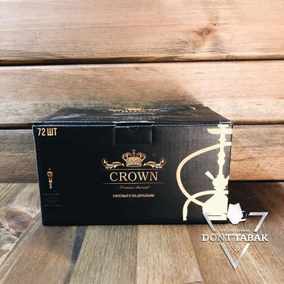 Лот: 7629175. Фото: 1. Уголь кокосовый для кальяна CROWN... Аксессуары и запчасти для кальянов
