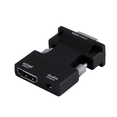 Лот: 8875764. Фото: 1. HDMI F (female) to VGA M (male... Цифровое, спутниковое ТВ