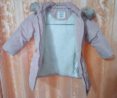 Лот: 19833107. Фото: 1. Детская курточка "Zara" теплая... Верхняя одежда