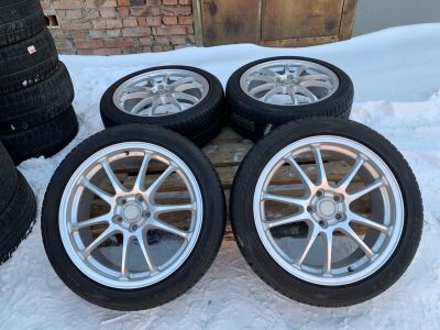 Лот: 15321815. Фото: 1. Диски Bridgestone Eco Forme R17... Шины на дисках