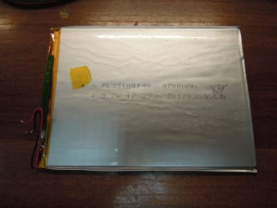 Лот: 14454982. Фото: 1. АКБ 3,7V 4700mah 138X101X3,5мм... Запчасти для планшетов