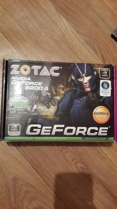 Лот: 3302574. Фото: 1. Видеокарта Zotac 6200 AGP. Видеокарты