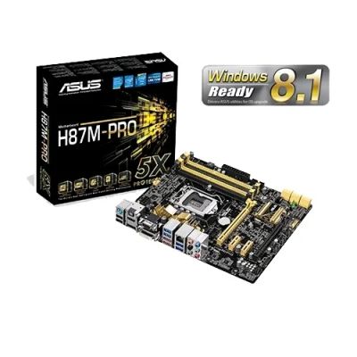 Лот: 11823883. Фото: 1. ASUS H87M-PRO с процессором Intel... Материнские платы