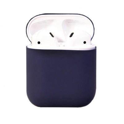 Лот: 15402743. Фото: 1. Чехол для AirPods/Airpods 2 Синий... Чехлы, бамперы