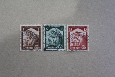 Лот: 24422794. Фото: 1. Германия 1935 года. 3 Рейх. Присоединение... Марки