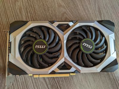 Лот: 20537599. Фото: 1. Видеокарта MSI rtx 2070 8gb Ventus. Видеокарты
