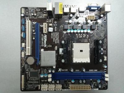 Лот: 5194823. Фото: 1. Материнская плата ASRock A75M-HVS... Материнские платы