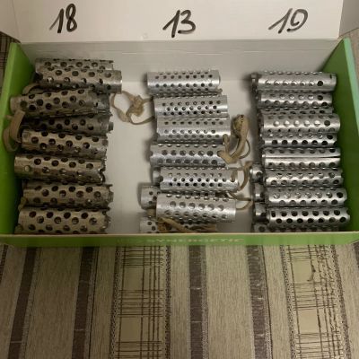 Лот: 20891312. Фото: 1. Бигуди СССР металлические 50 шт... Уход за волосами 