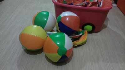 Лот: 6526276. Фото: 1. мячик надувной 23 cм ( одним лотом... Другое (игрушки)
