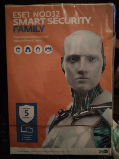 Лот: 11156782. Фото: 1. ПО Eset NOD32 Smart Security Family... Системные