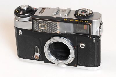 Лот: 19946573. Фото: 1. Фотоаппарат Киев-5. Плёночные дальномерные, шкальные