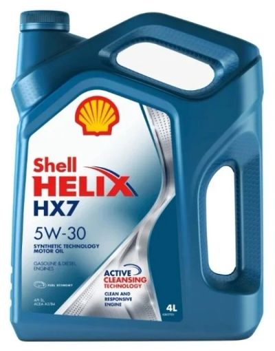 Лот: 16494737. Фото: 1. Масло Shell Helix НХ7 5/30 4л... Масла, жидкости