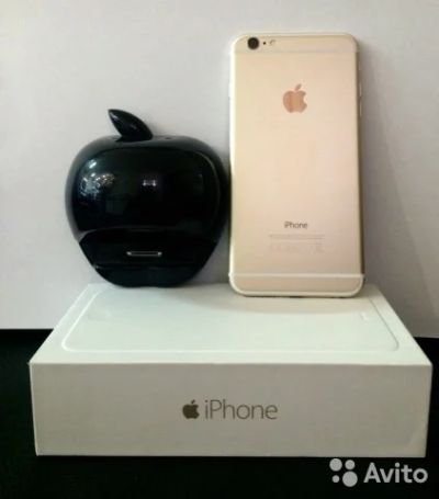 Лот: 7976947. Фото: 1. Iphone 6 plus gold - 16 gb. Смартфоны