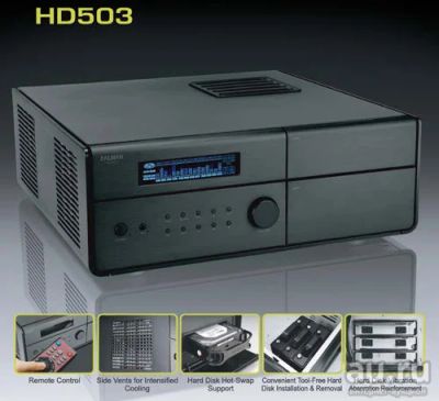 Лот: 10529487. Фото: 1. Полноразмерный HTPC мультимедиа... Корпуса, блоки питания