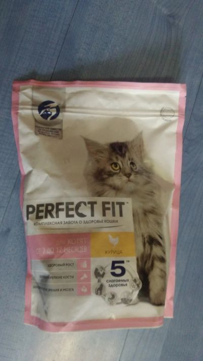 Лот: 18727300. Фото: 1. Сухой корм для котят Perfect Fit... Корма