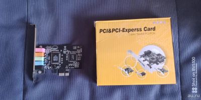 Лот: 18521044. Фото: 1. Звуковая карта PCI-E C-Media CMI8738-SX... Звуковые карты