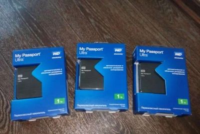 Лот: 6935057. Фото: 1. Внешний HDD WD My Passport Ultra... Внешние жесткие диски