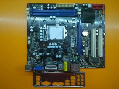 Лот: 20424939. Фото: 1. Б\У материнская плата ASRock H55M-LE... Материнские платы