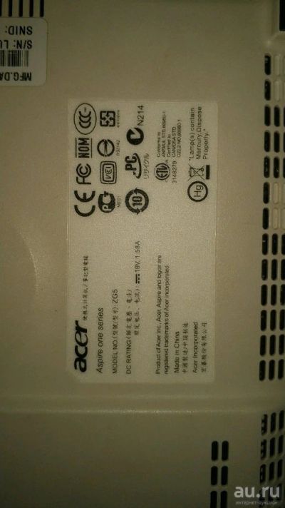 Лот: 13290260. Фото: 1. Acer aspire one zg5. Ноутбуки