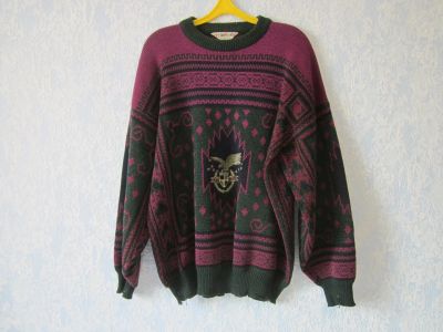 Лот: 25703034. Фото: 1. Свитер "Terrare" 90-е годы (Styled... Свитеры, толстовки, худи