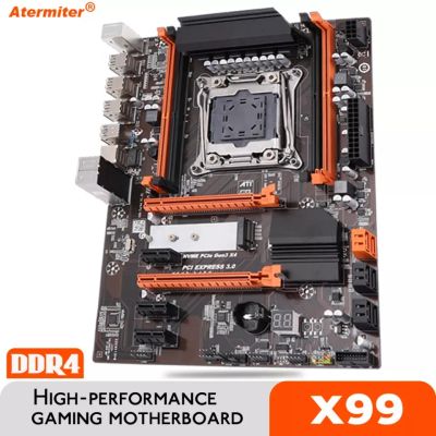 Лот: 18740495. Фото: 1. Atermiter X99 Turbo D4, LGA2011-3... Материнские платы