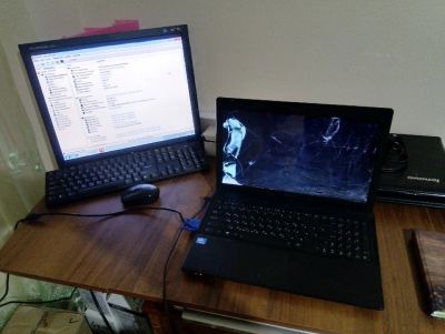 Лот: 15091029. Фото: 1. Ноутбук Asus X55A + коробка от... Ноутбуки